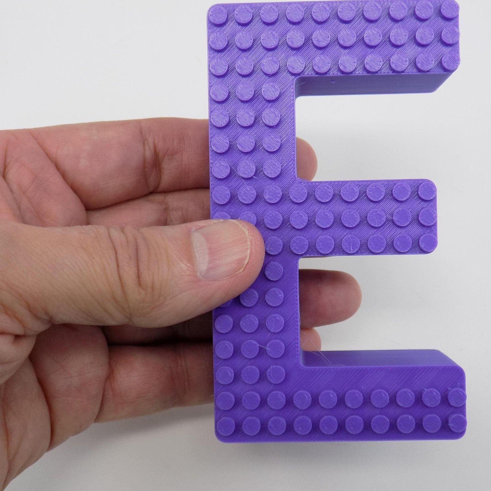 Custom 3D Brick Name Sign – Personalized Large Building Block Letters – Bday