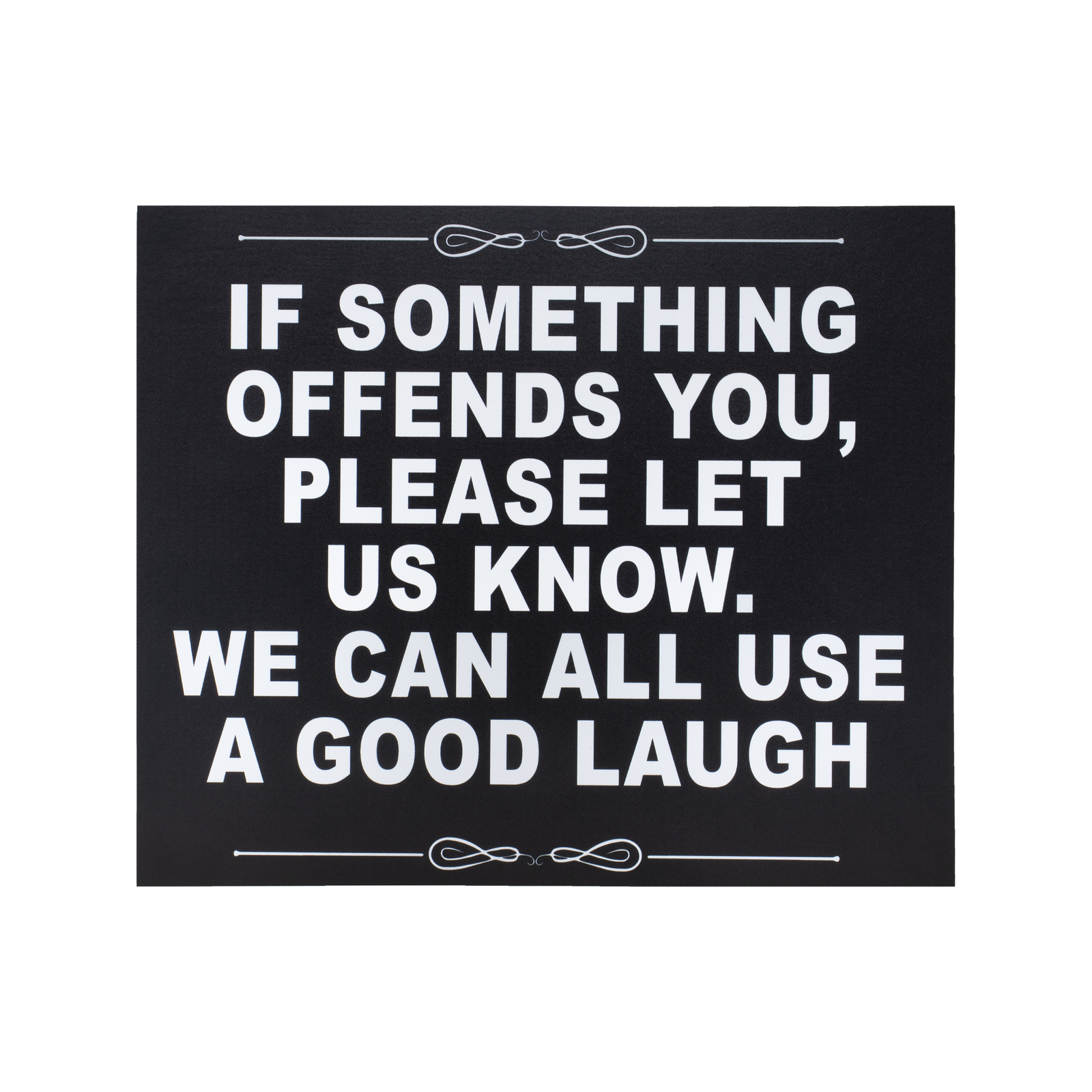 JennyGems Funny Signs, If Something Offends You, Bar Sign, Mancave Garage Decor