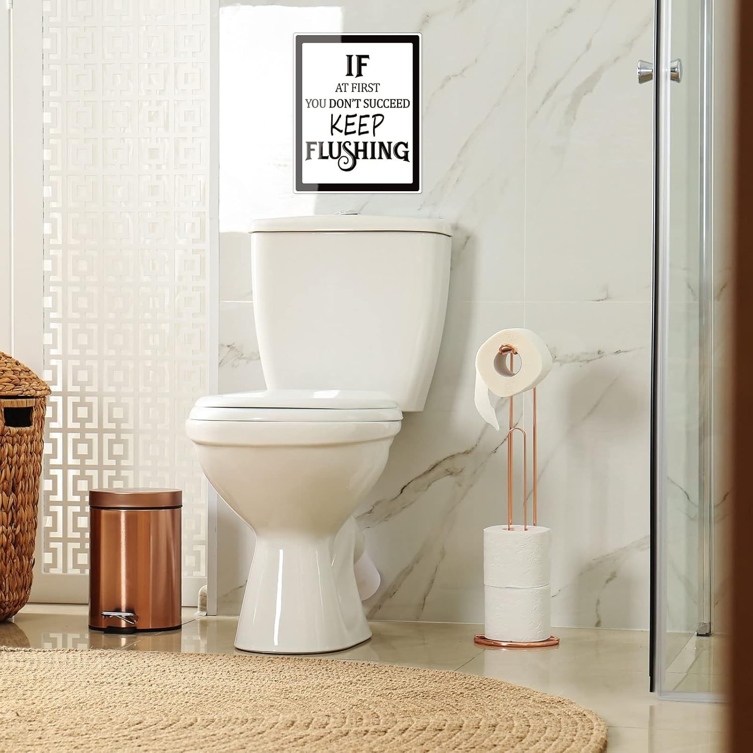 8×10 Unframed Bathroom Wall Prints – Vintage Quotes for Uplifting Spaces