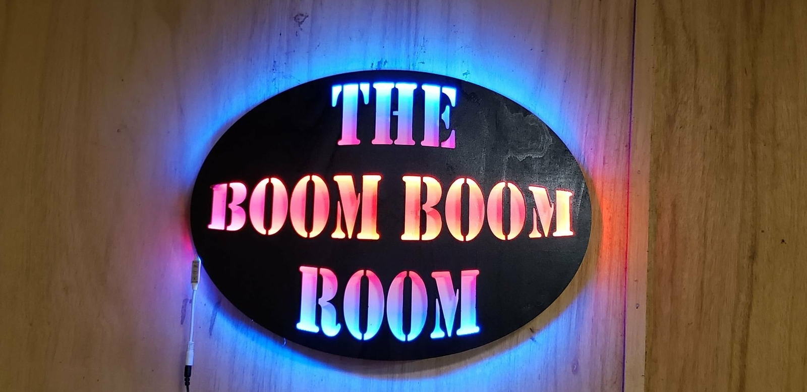 NEW! The Boom Boom Room, Man Cave, Boom Boom decor, Free ship