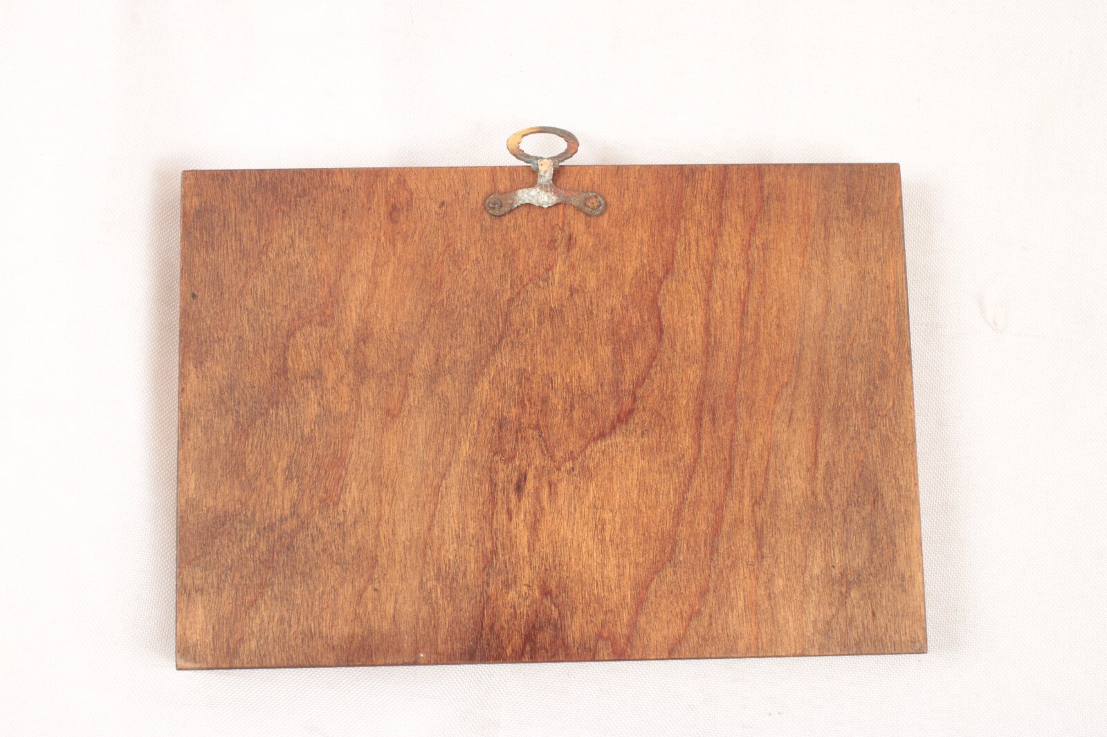 Set of 2 Laminated photos on Walnut Wood Pink Floral Path 6 X 4 Inches