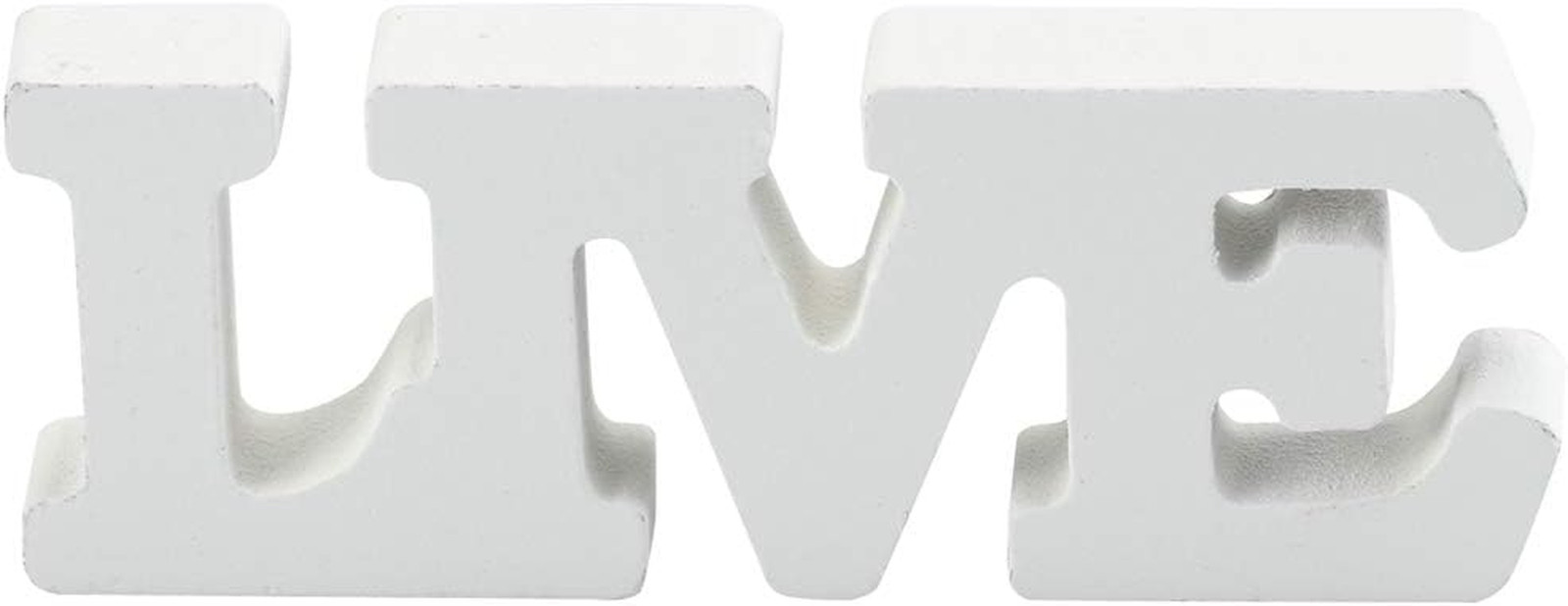 Live Love Laugh Wooden Letters,Valentines Day Table Decorations Supplies,3Pcs