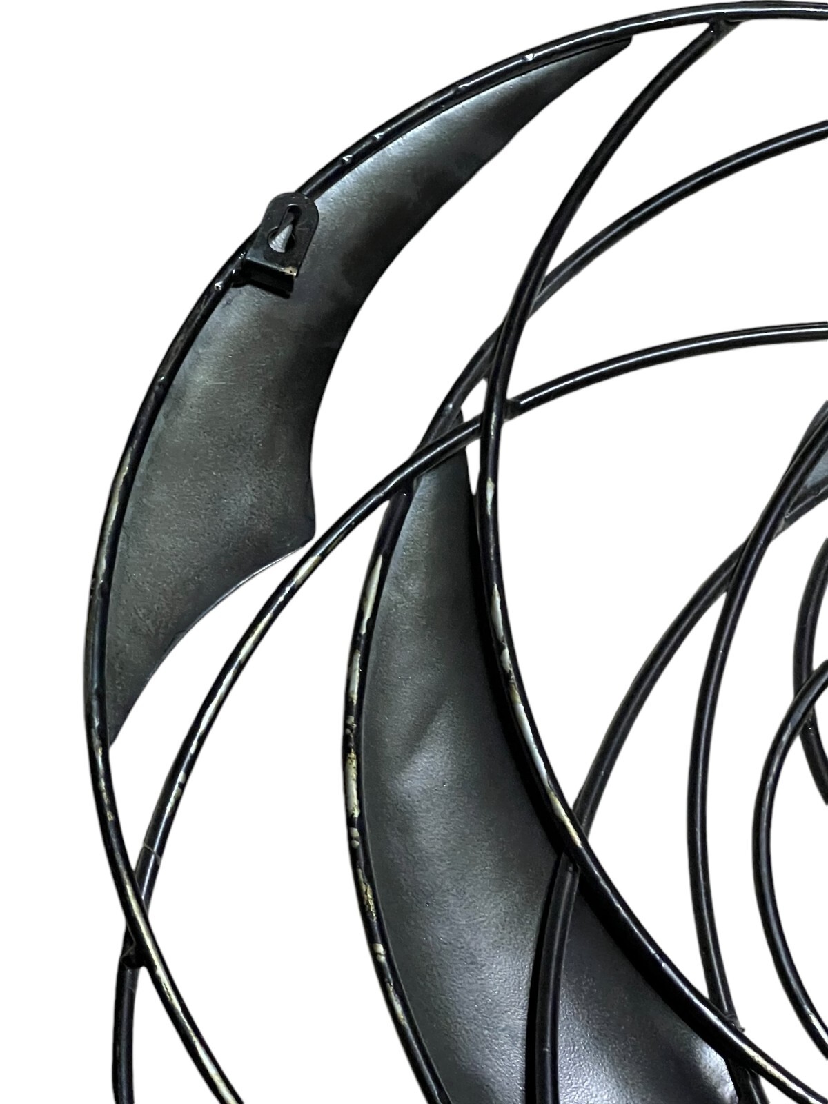 Metal Wall Art Decor Hanging Sign 23″ x 1″ Round Decorative Indoor Geometric
