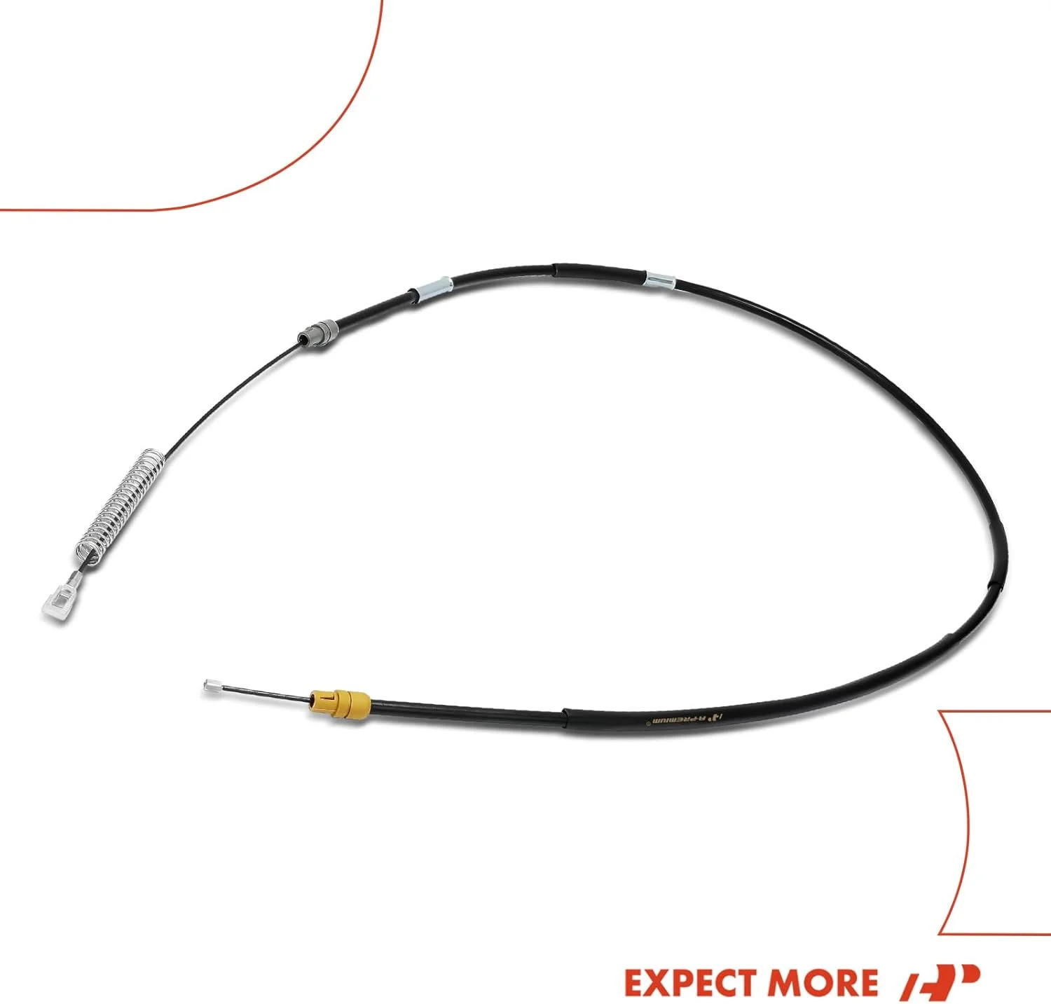 A-Premium Rear Passenger Side Parking Brake Cable Assembly Compatible with Chevr