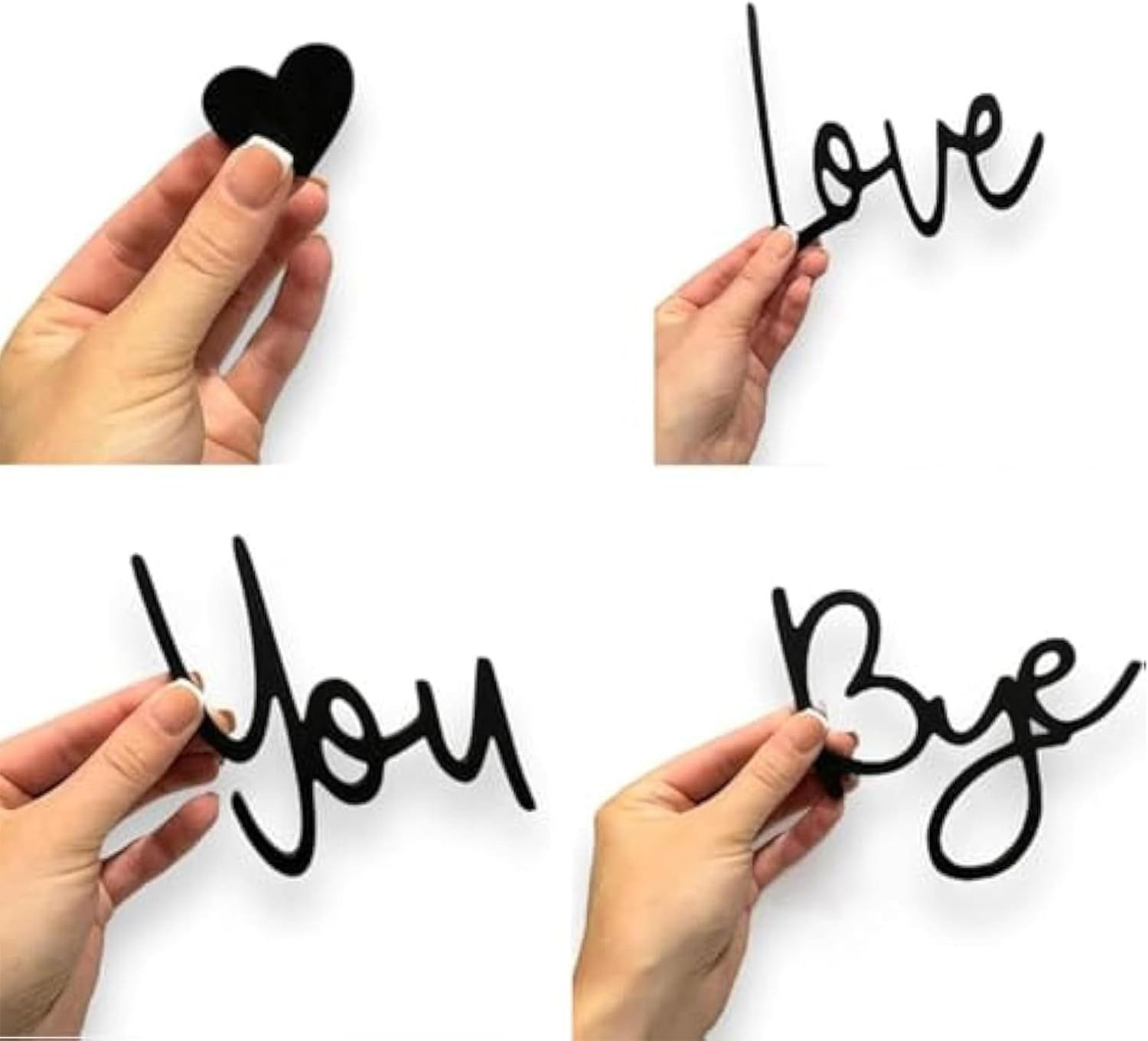 Love You Bye Sign above Door: Rustic Wood over Door Home Decor Boho Wall Decor f