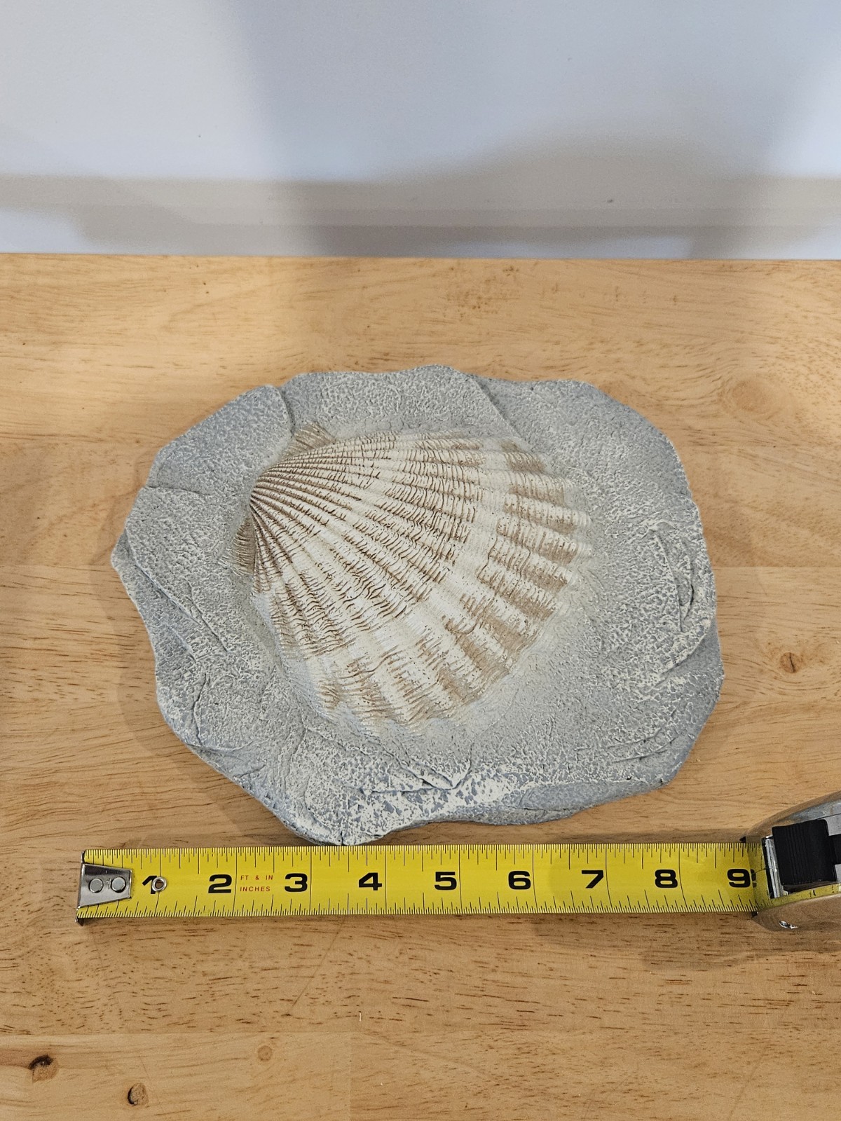 9 × 7 In New Creative Heavy Seashell Decorative Wall Hanging Plaque