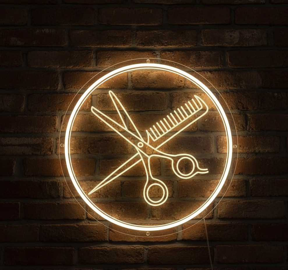 Custom Neon Sign for Salon & Bar | Personalized Name Sign | Custom LED Wall Sign