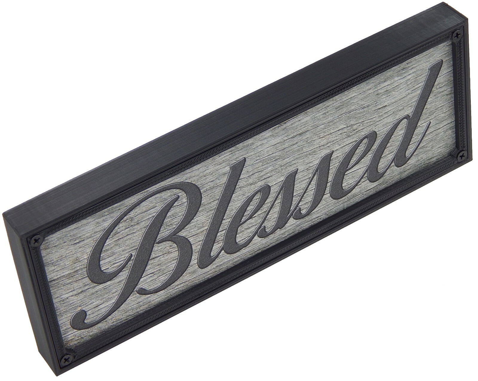 Blessed Rustic Farmhouse Kitchen Standing Sign or Wall Hanging Home Decor Print