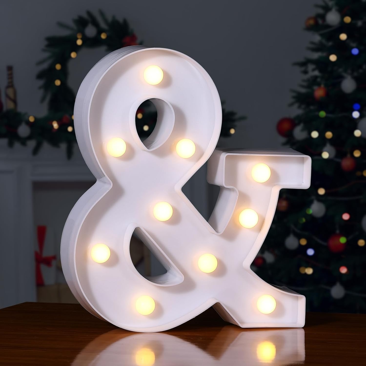 LED Marquee Letter Lights – Battery Powered Night Light for Home & Events