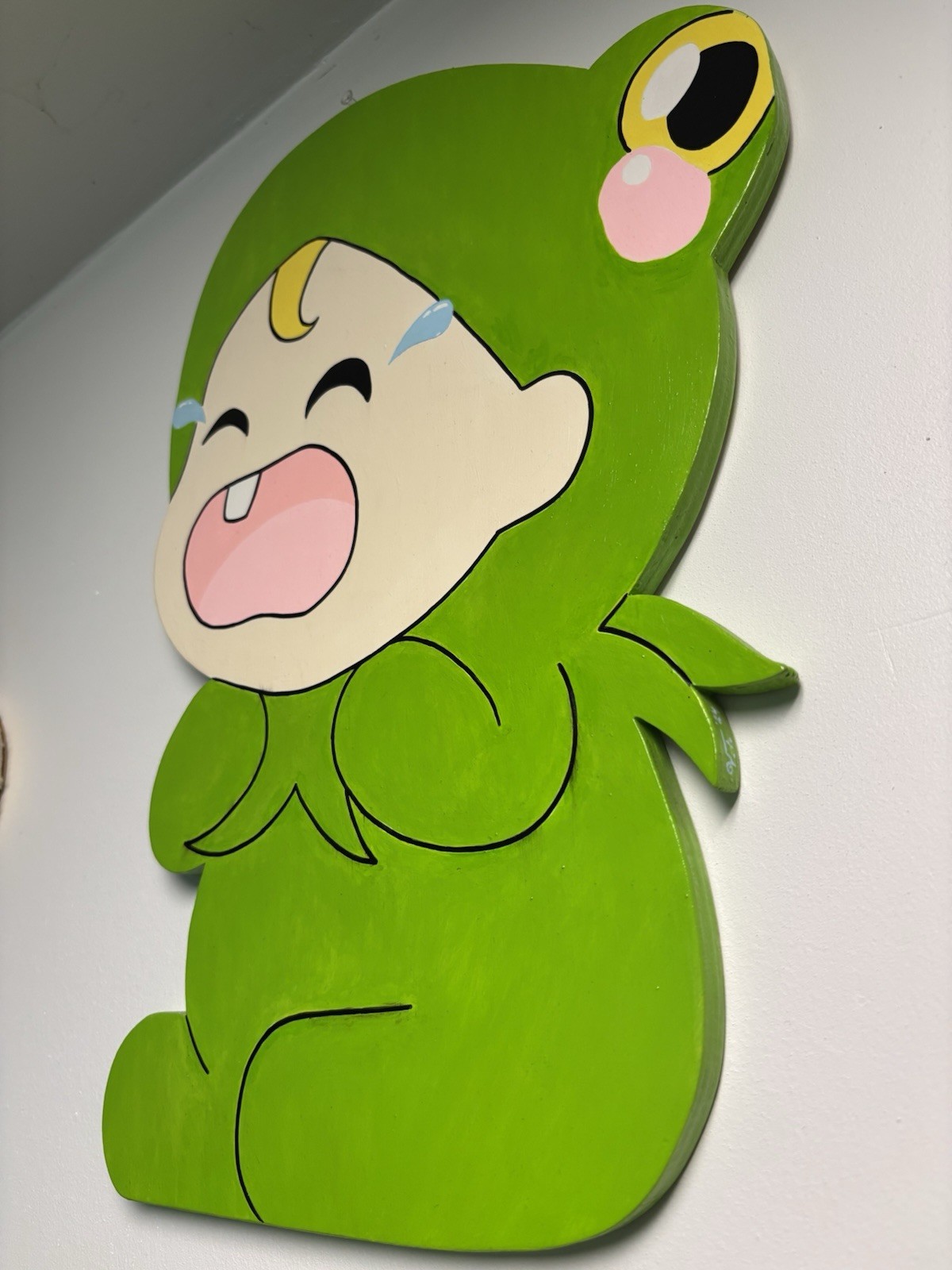Kurol from Bust a Move 4. Wooden wall art.