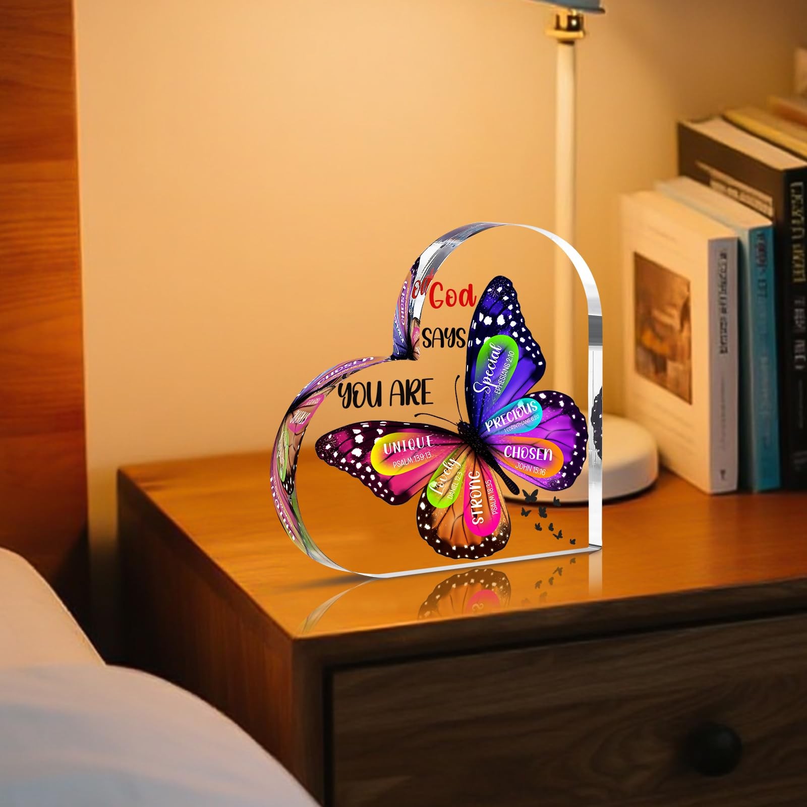 Christian Butterfly Gifts for Women Stocking Stuffer, Birthday Christmas Gifts