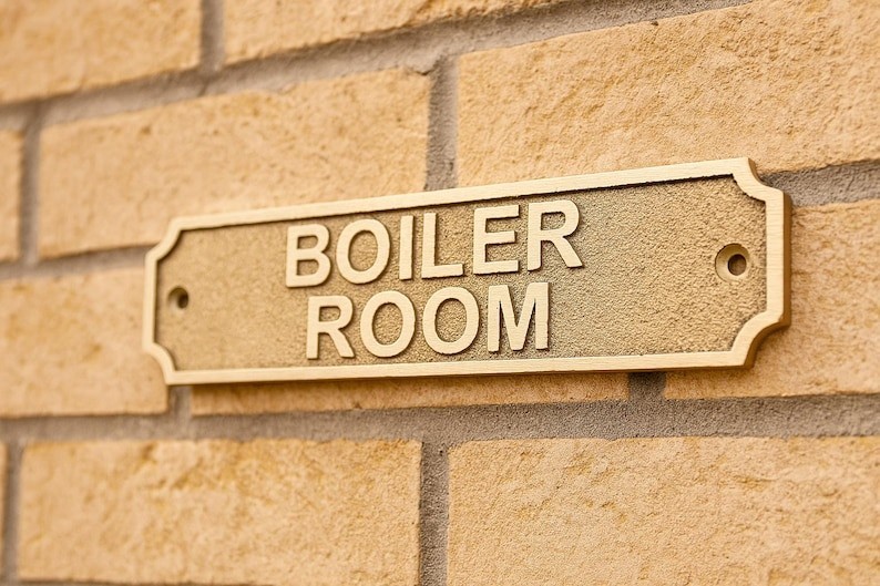 Personalized Brass Plaque – Ideal for Recognition Plaques, Name Plates, and sign