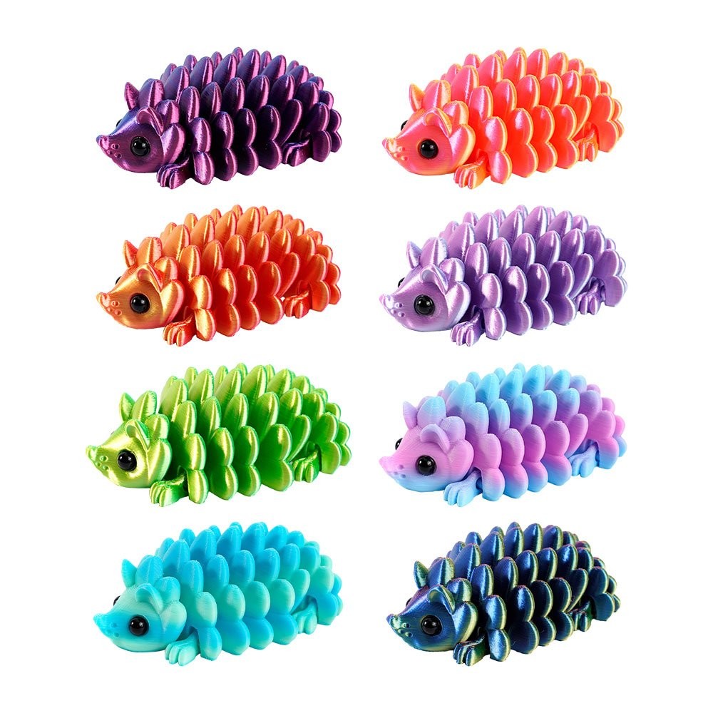 3D Printed Hedgehog Figurine – Versatile Indoor & Outdoor Home Desk Decor JQ