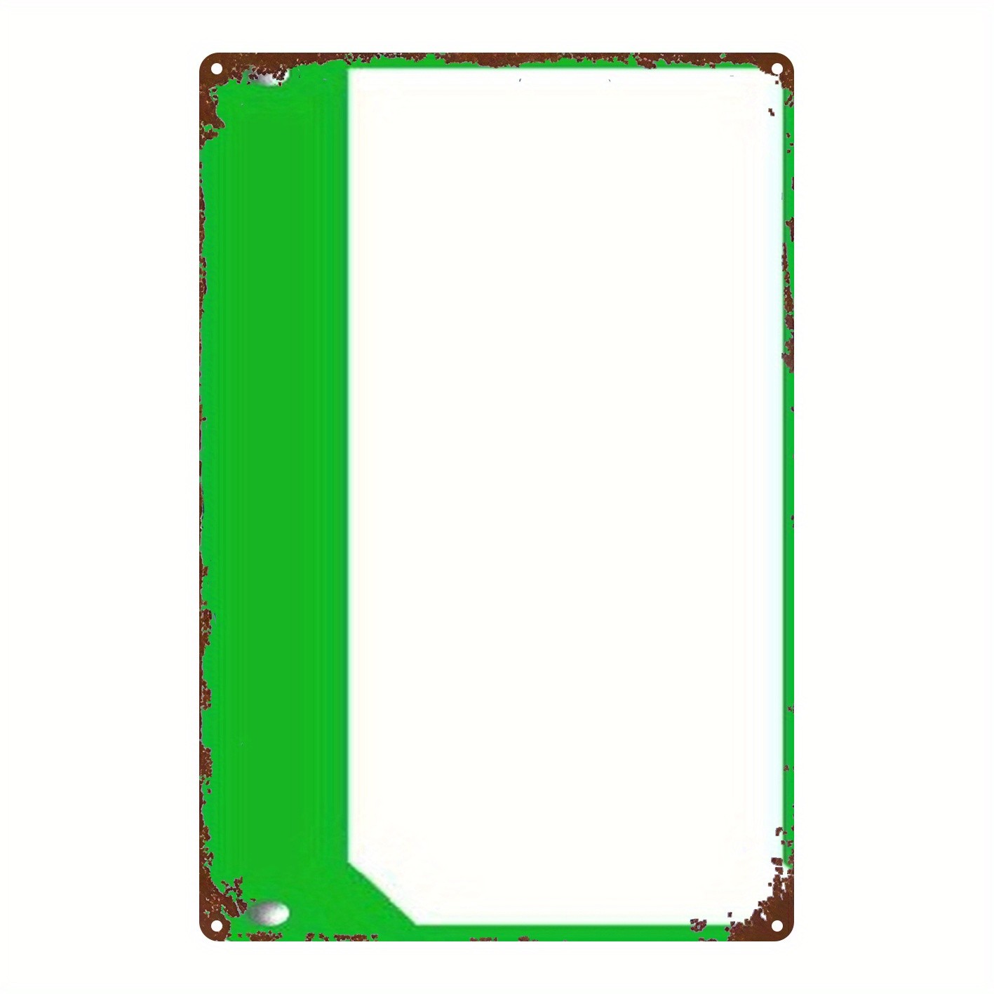 Copper Foil Sign Green Border 20.32×30.48cm