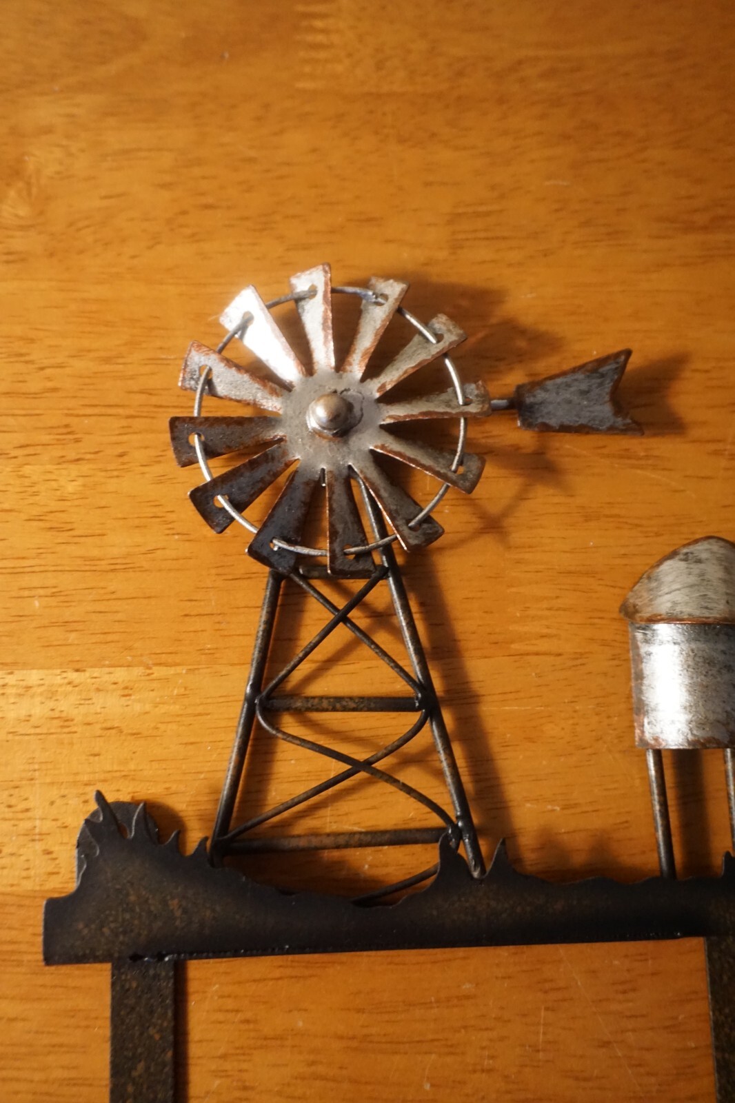 Rustic Country Primitive Windmill Garden Barn Water Tower Hook Farm House Decor
