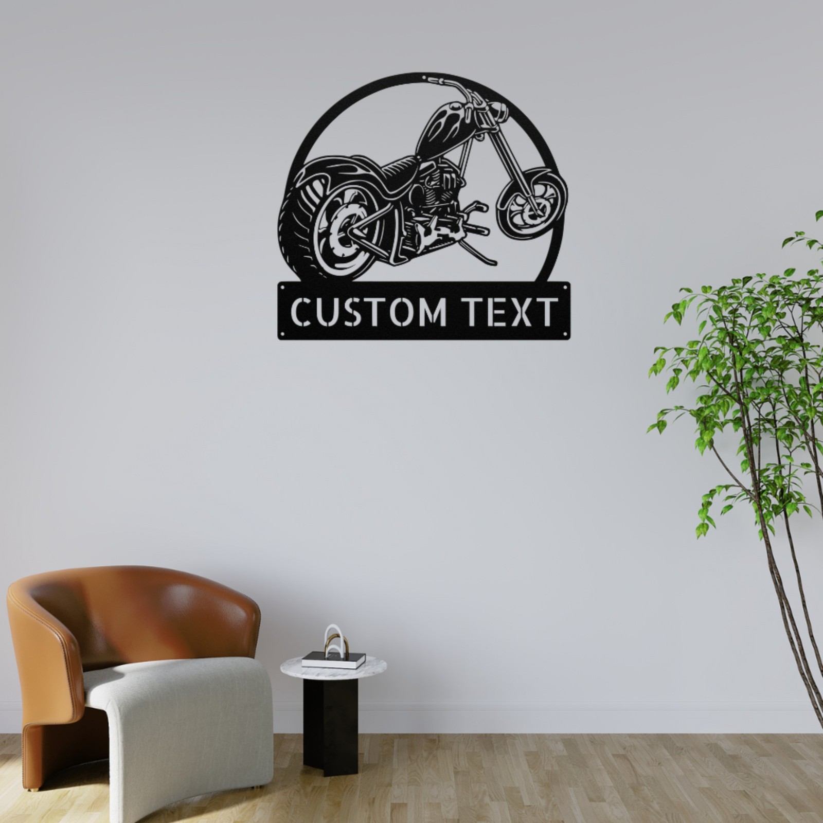 Personalized Motorcycle Metal Sign Custom Home or Office Decor Gift for Bikers
