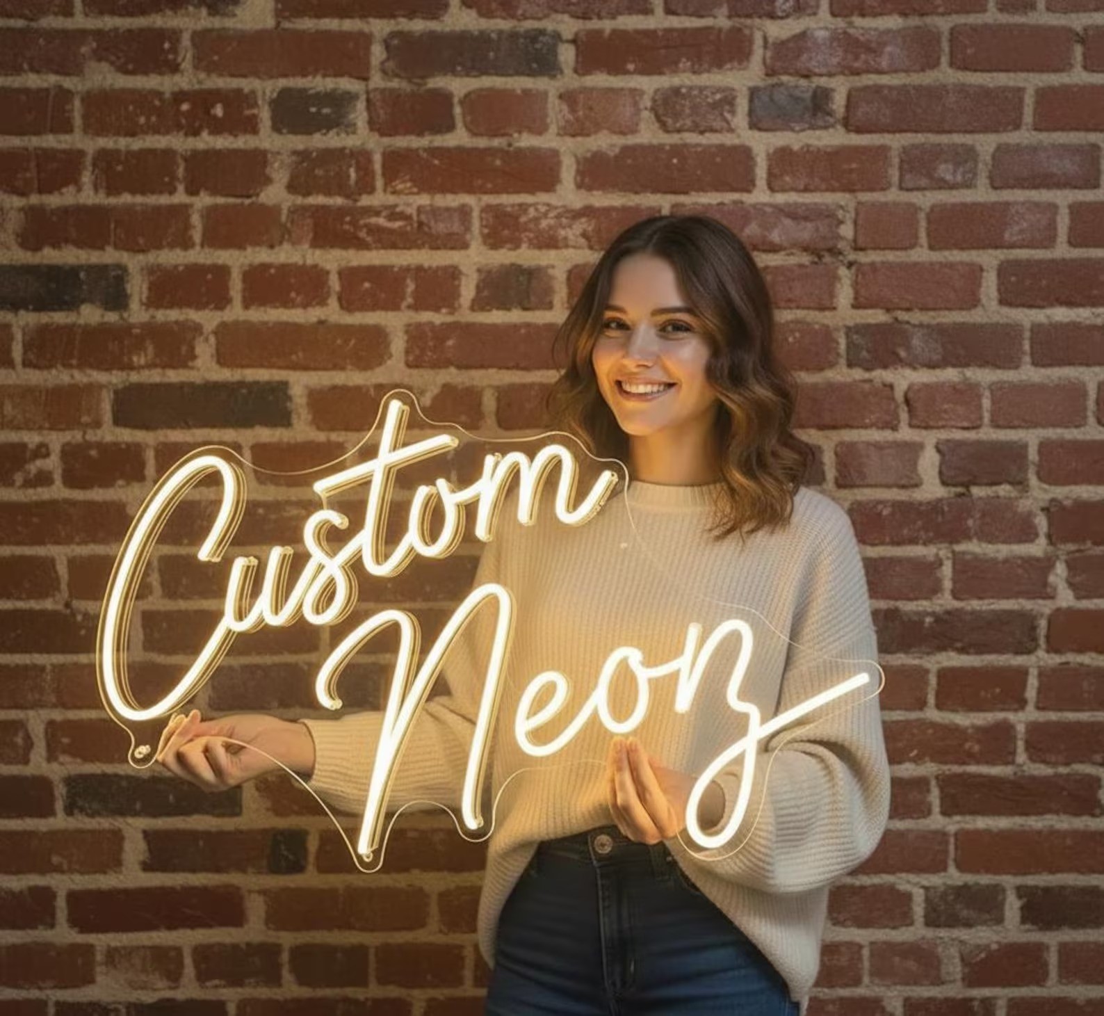 Custom Made to order neon Sign create your own personalised design