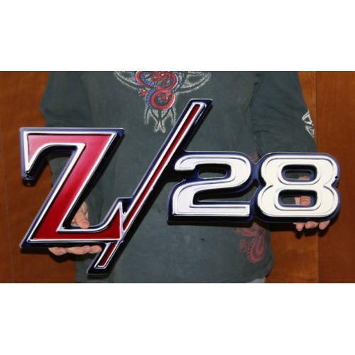 1969 Chevy Camaro Z/28 Fender Emblem Steel Sign