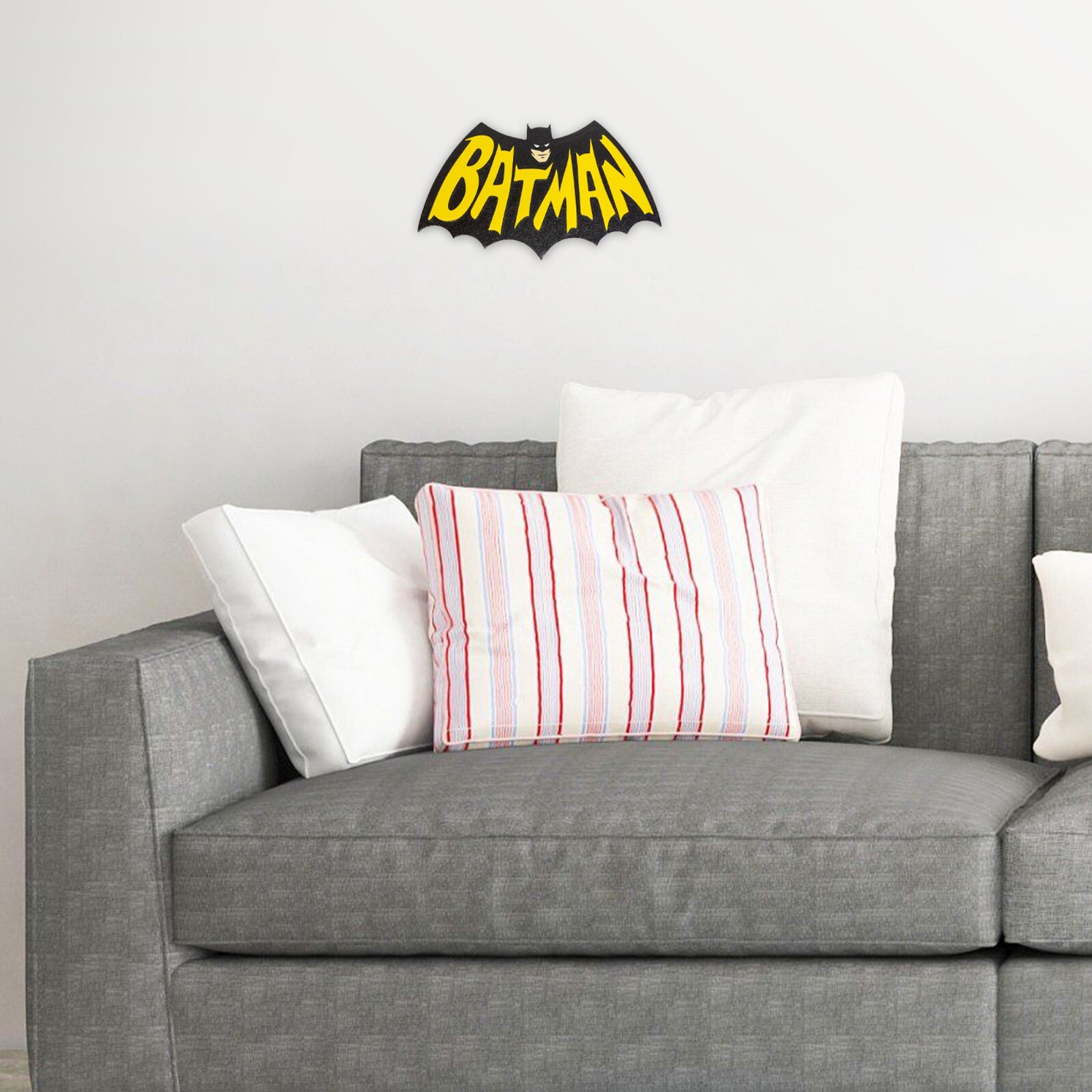 Large Engraved 1960’s era Batman logo Sign Wall Art