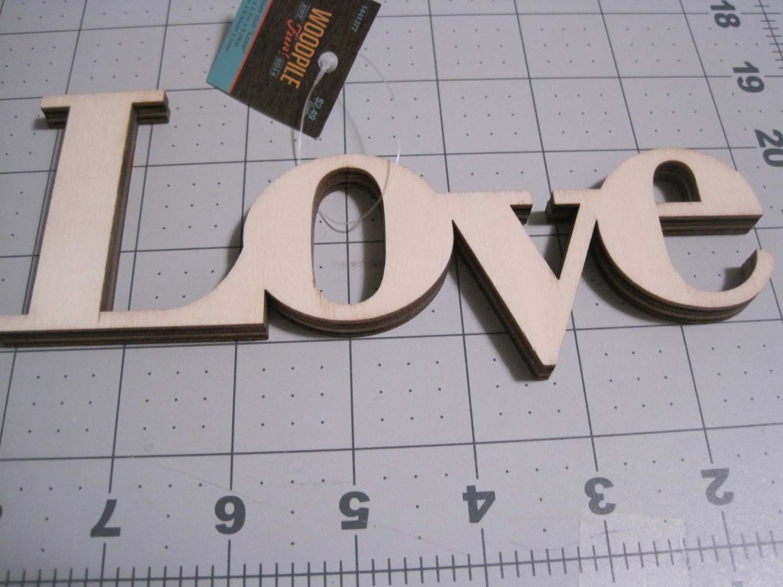 Lot of 7 Wood cutout words Paint Craft Home Love Family Memories New with tags
