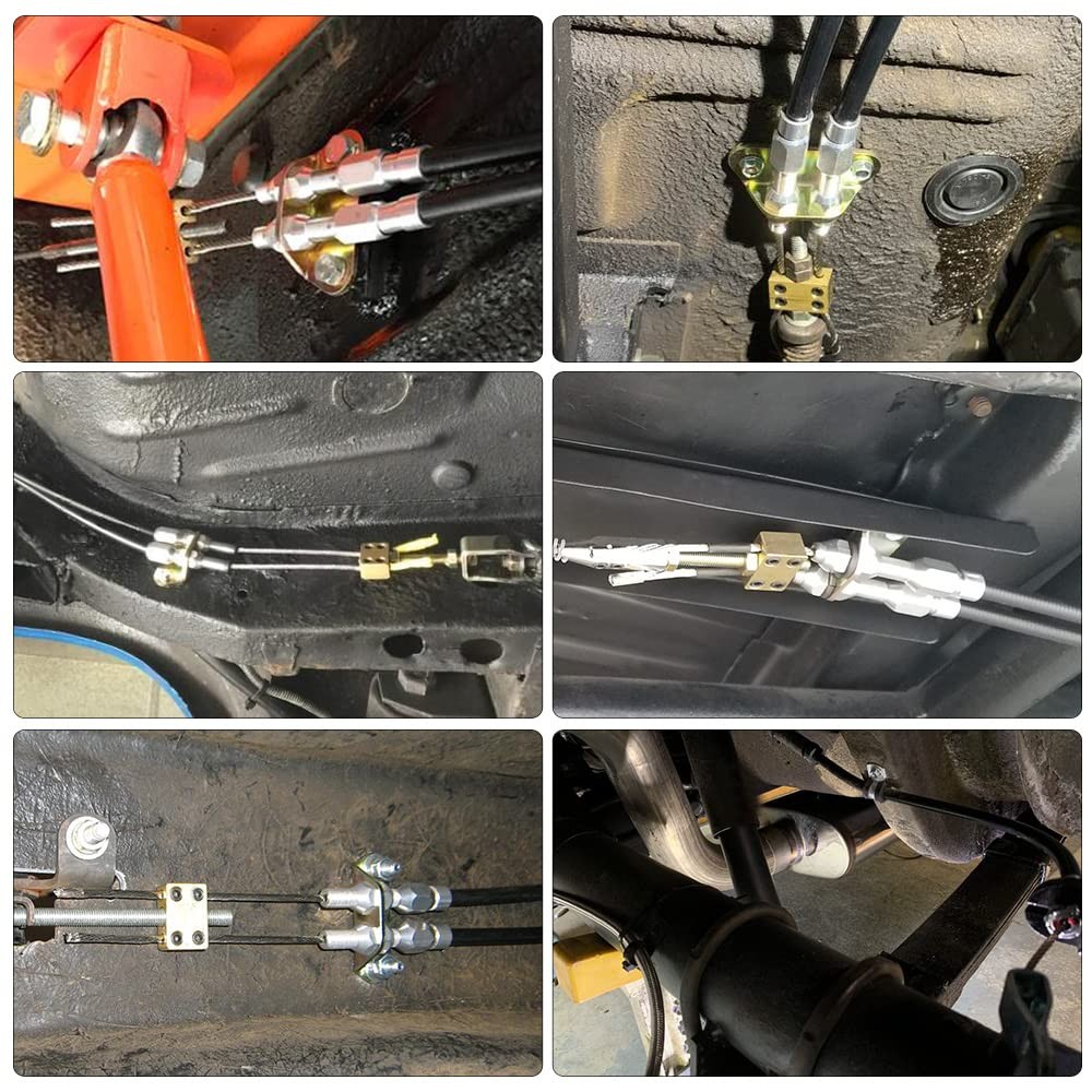Universal Rear Parking Brake Cable Kit Emergency Brake Cable Kit 330-9371