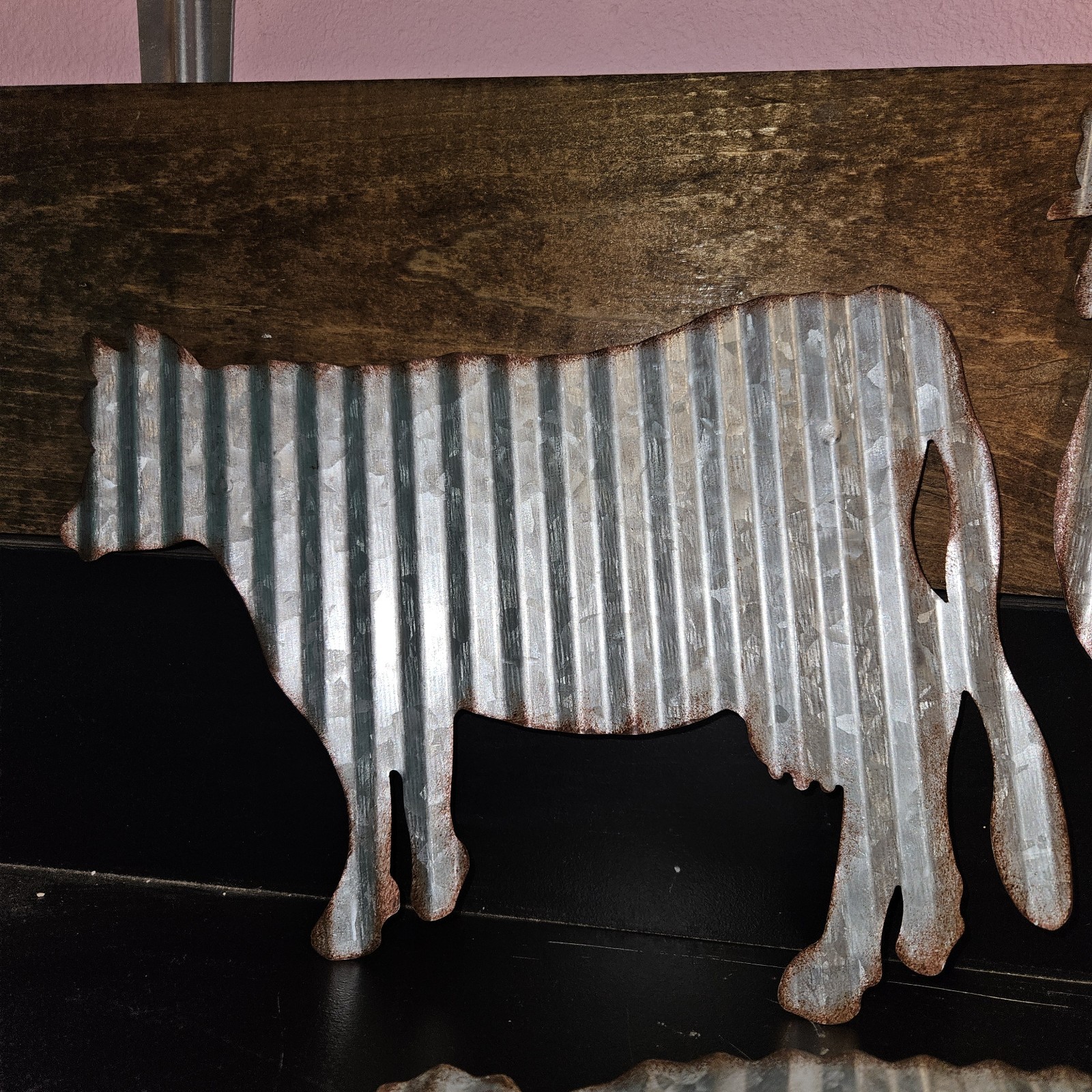 Galvanized Metal Farmhouse Animal Wall Decor