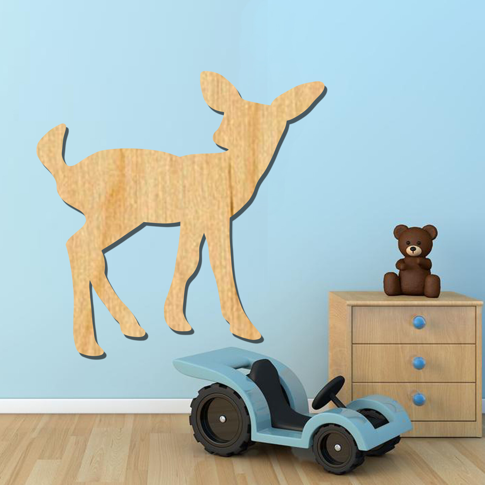 Fawn Cut out, Wood plaque sign,wood Crafts,Craft supply, Home Decor