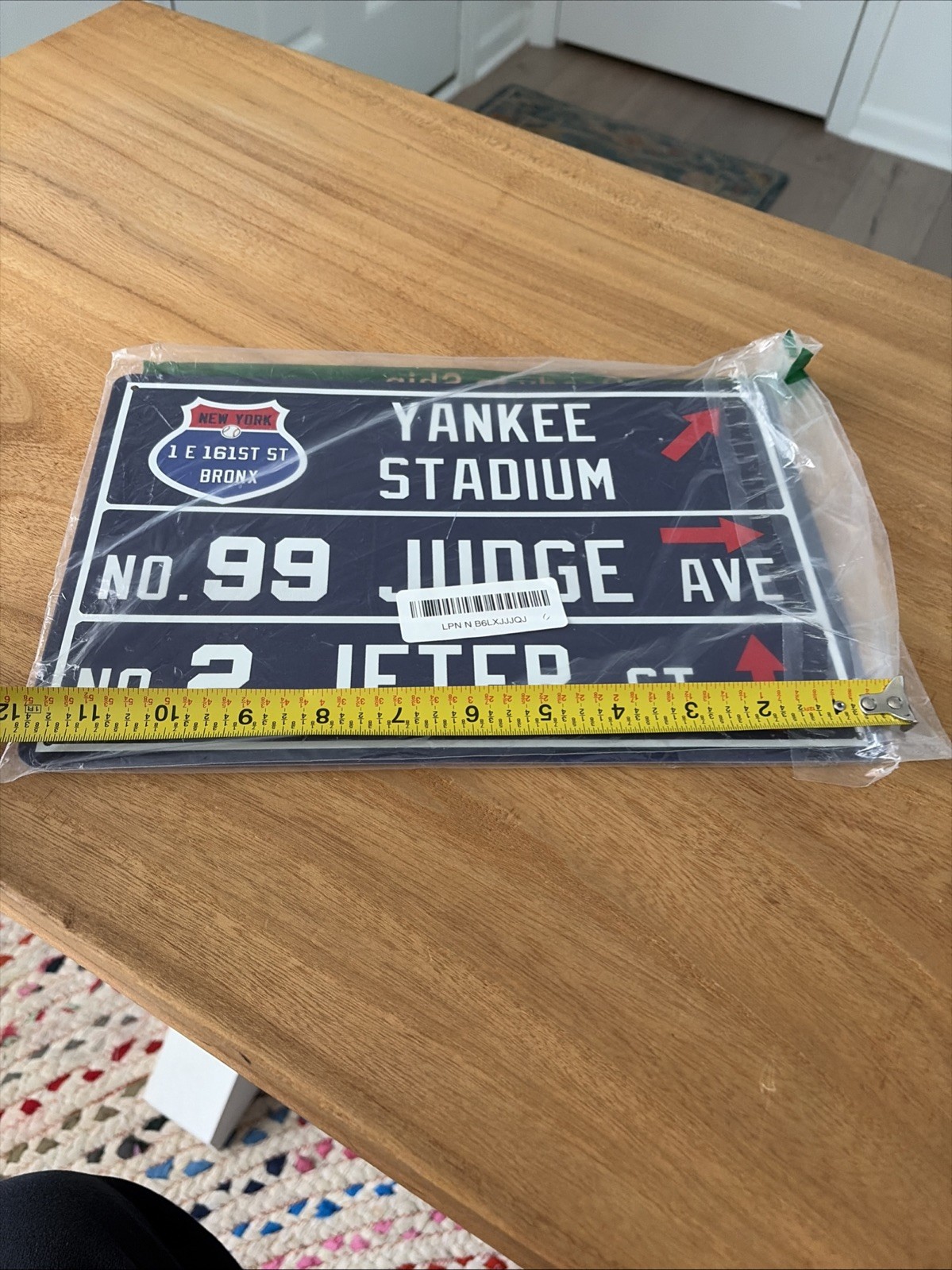 12” X 8” Yankee Wall Decor Art Poster, New York NY Baseball Metal Tin Sign, Yank
