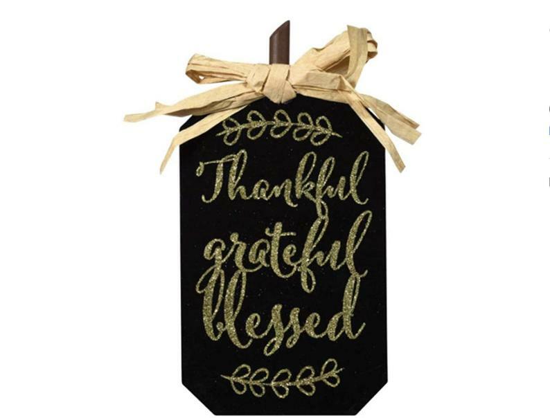 Fall Harvest Autumn Decor Harvest Signs, 3.5 x 6.5 in