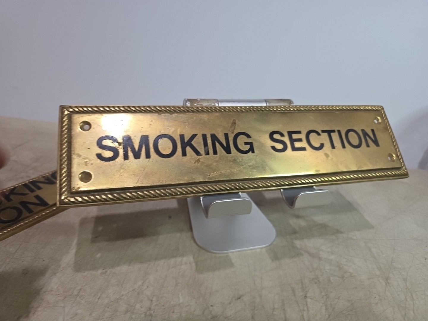 Solid Brass Door or Wall Sign Plaque 12″ X 3″ X 1/4″ PLAIN