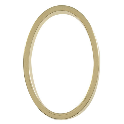 Hillman Modern 5″ Floating or Flush Mount House Address Numbers Polished Brass