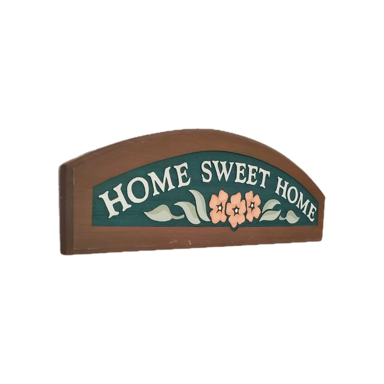 VTG Wooden Home Sweet Home Wall Sign Painted Cottage