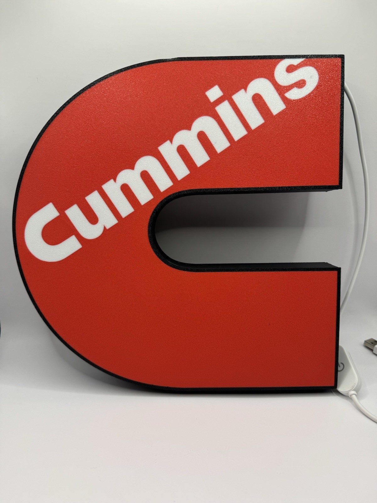 Red Cummins – Light Up LED Sign