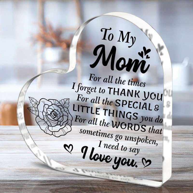 “Thank You for Special & Little Things” Mother’s Day Gifts for Mom 4*4in