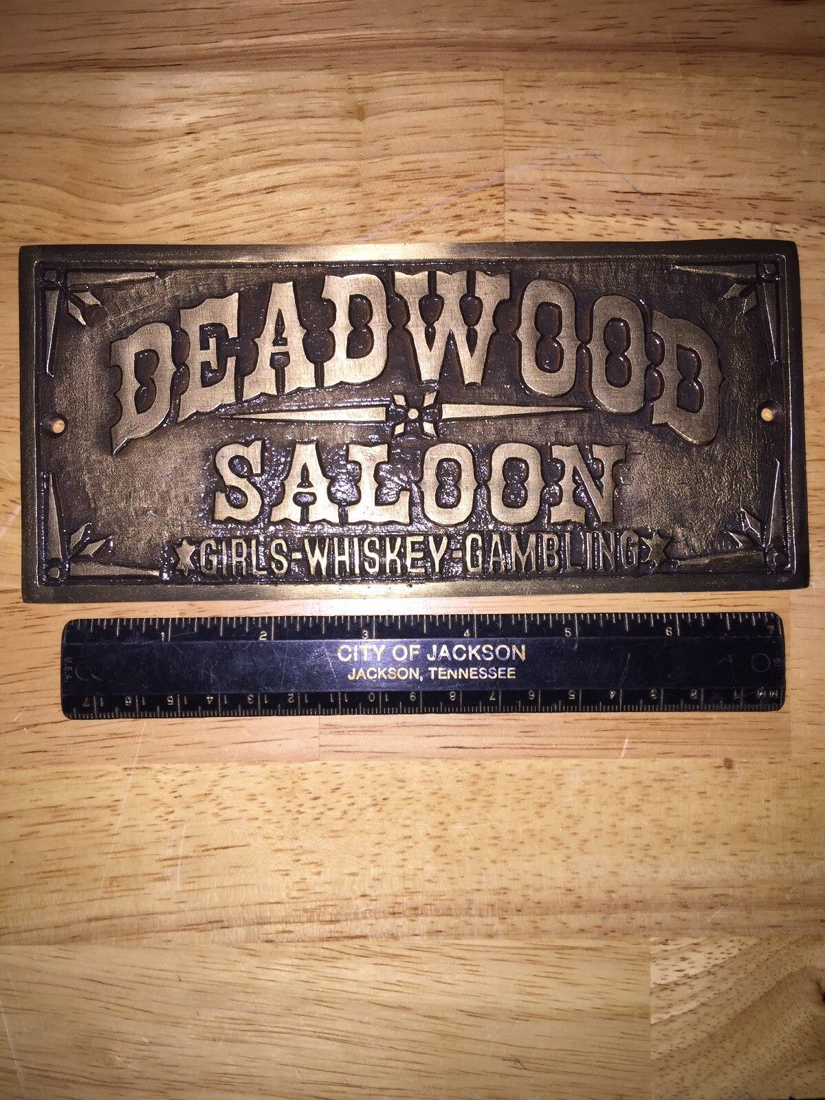 Deadwood Saloon Girls Whiskey Gambling Bar Collector Wine Beer Patina GIFT