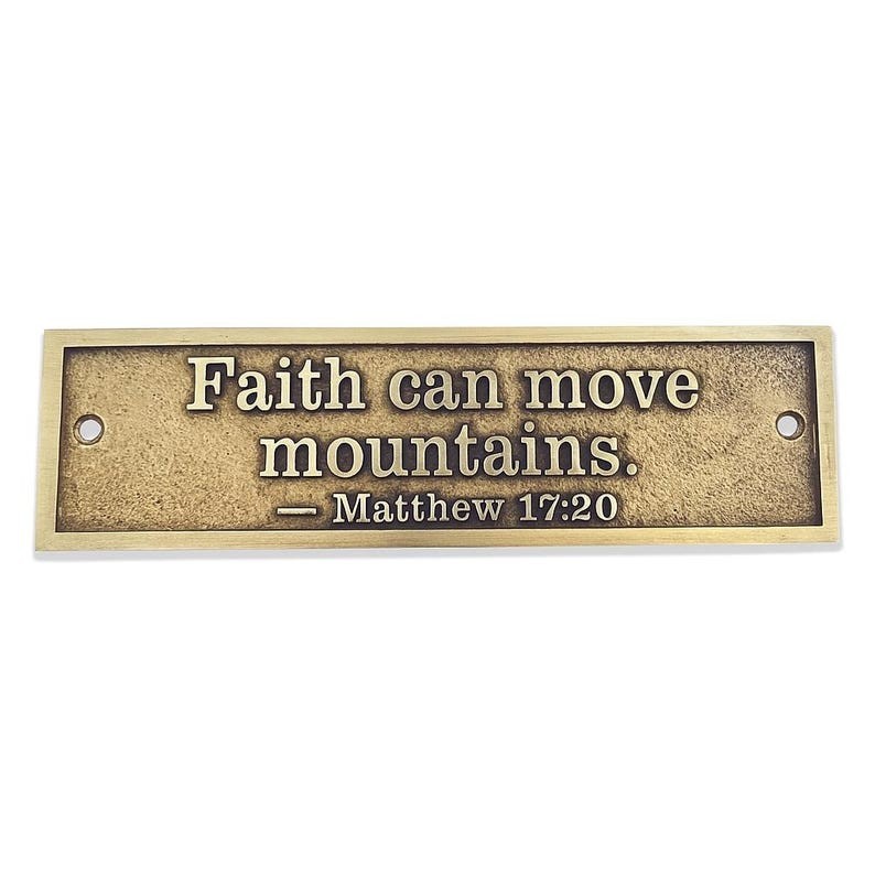 Cast Brass custom door signs & plaques – Custom language plaques – Custom name