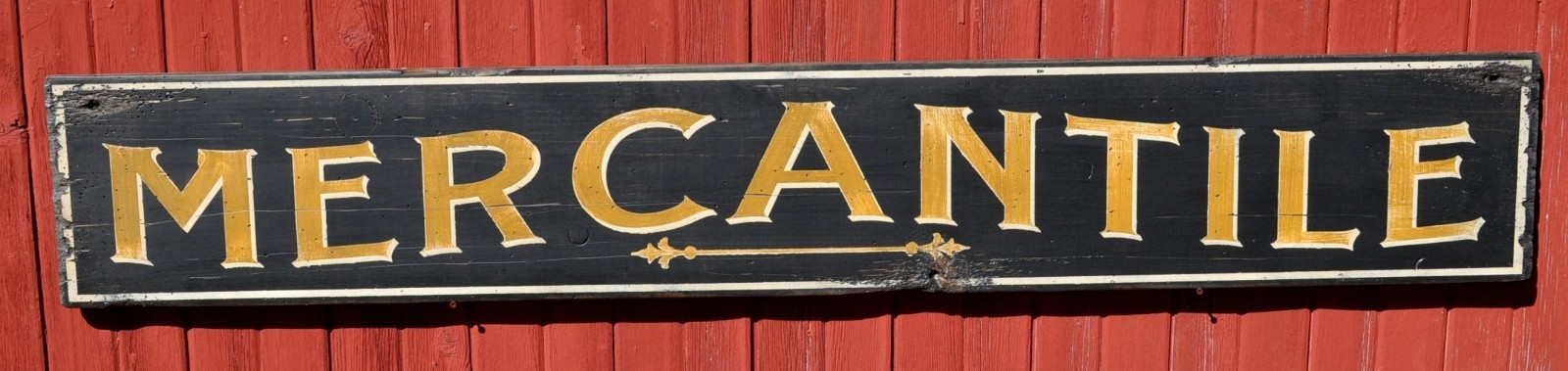 Old Time Mercantile Sign – Rustic Hand Made Vintage Wooden Sign