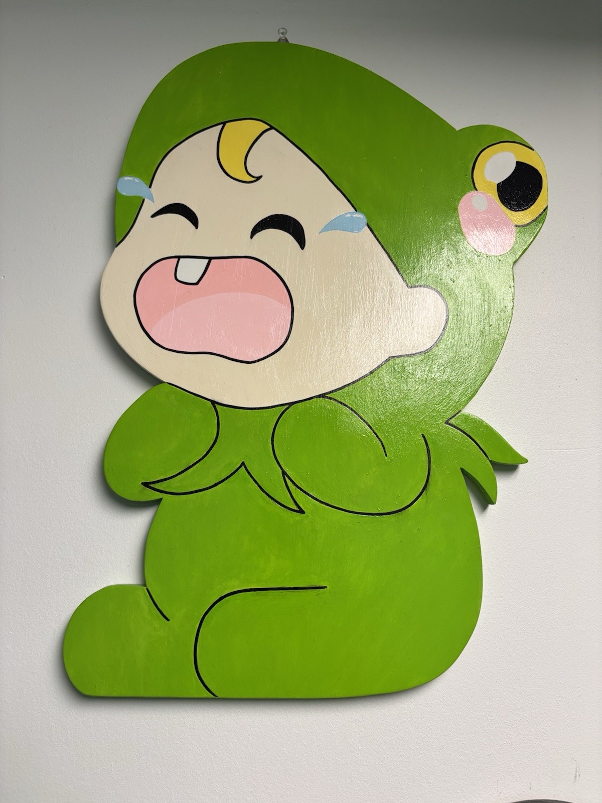 Kurol from Bust a Move 4. Wooden wall art.