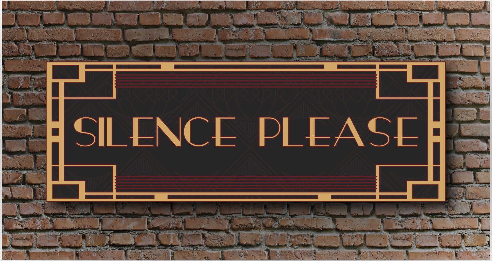 Art Deco Vintage Style Home Theater Signs Movie Room Décor Cinema Now Showing
