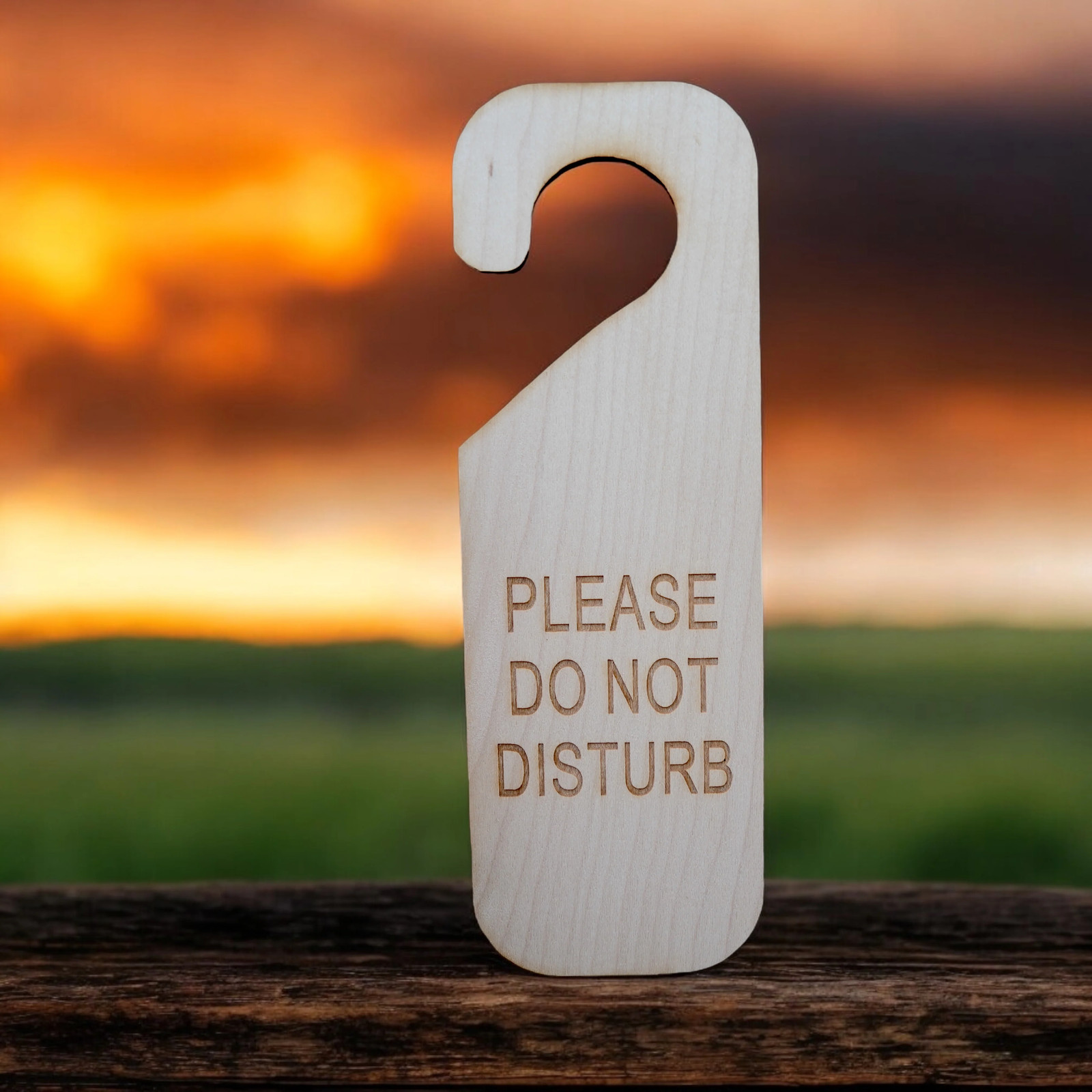 Please Do Not Disturb Door sign Second Edition – Wood
