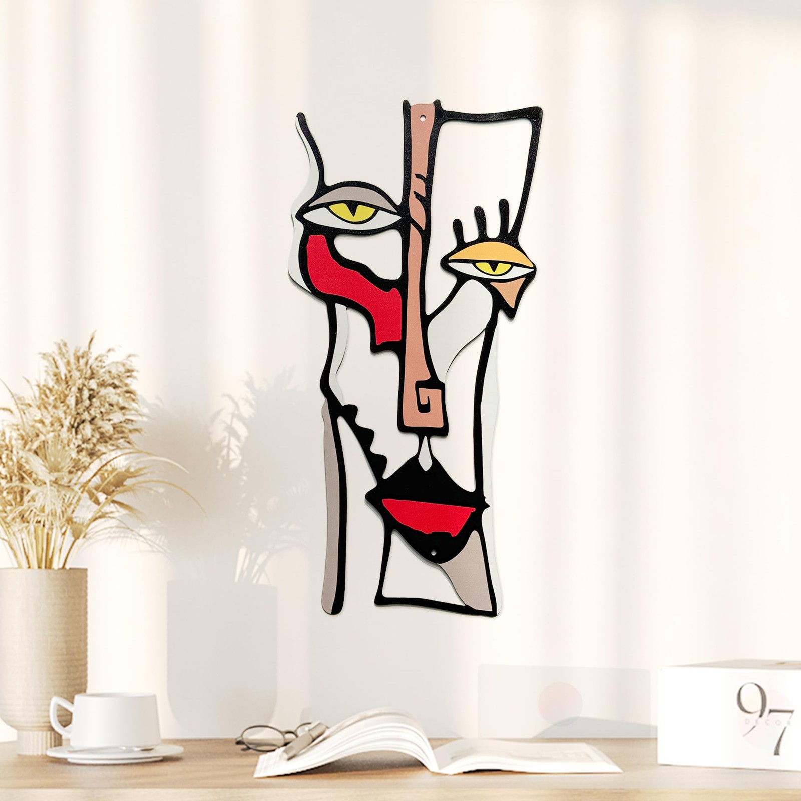 Minimalist Metal Wall Art For Living Room – Pablo Picasso Wall Art Abstract S…