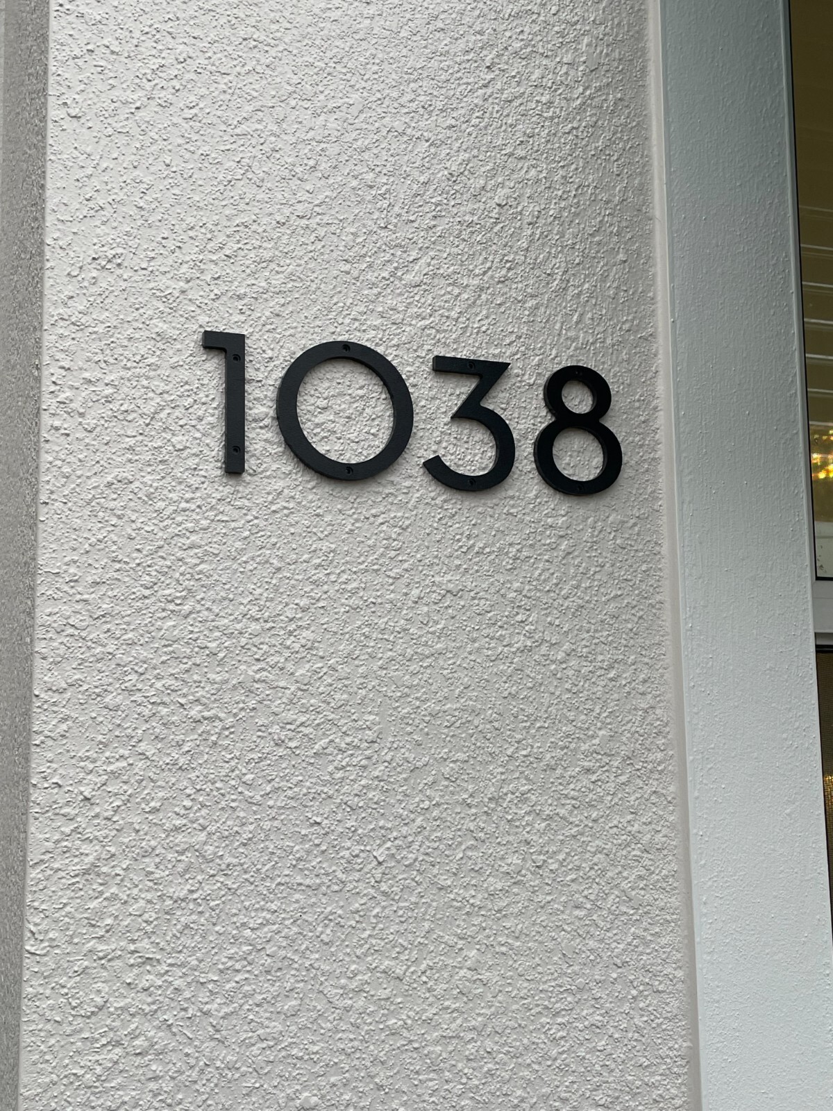 3 inch Contemporary House Numbers or Letters; color choices