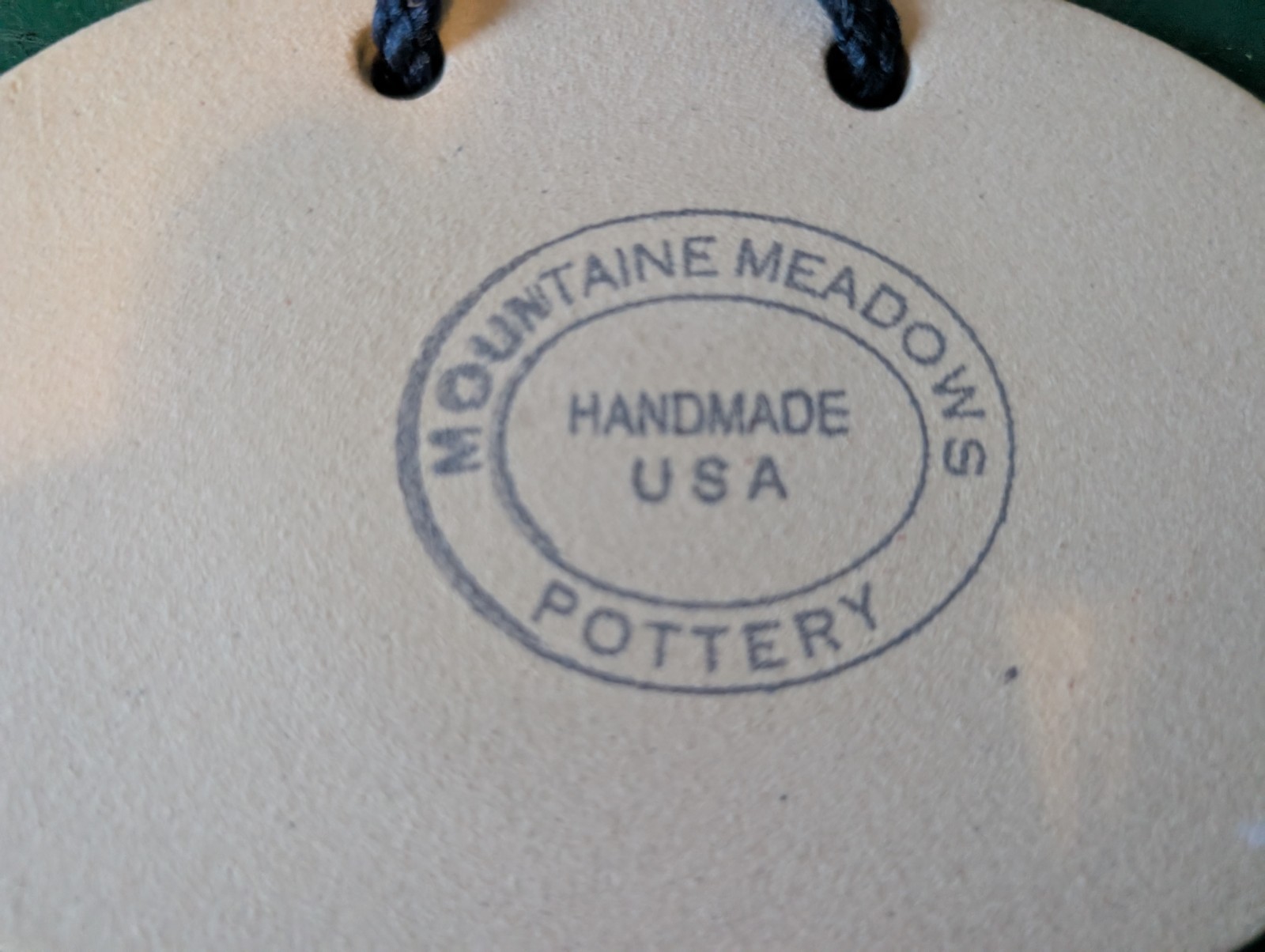 Mountaine Meadows Pottery Hanging Sign Grandchildren Are God’s Reason…5.5 In