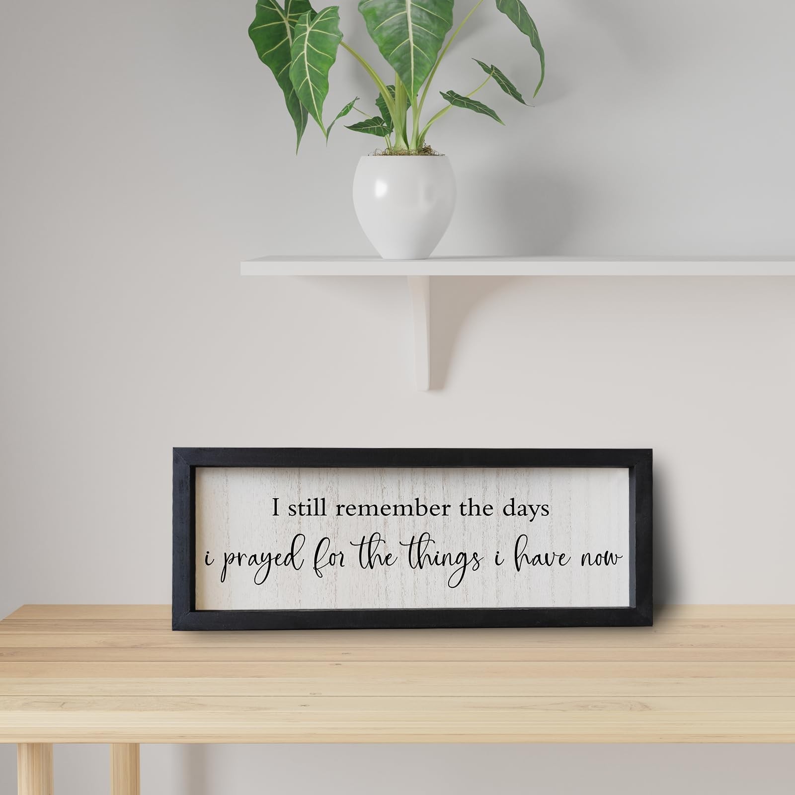 Inspirational Quote Bible Verse Wall Decor I Still Remember the Days I Prayed…