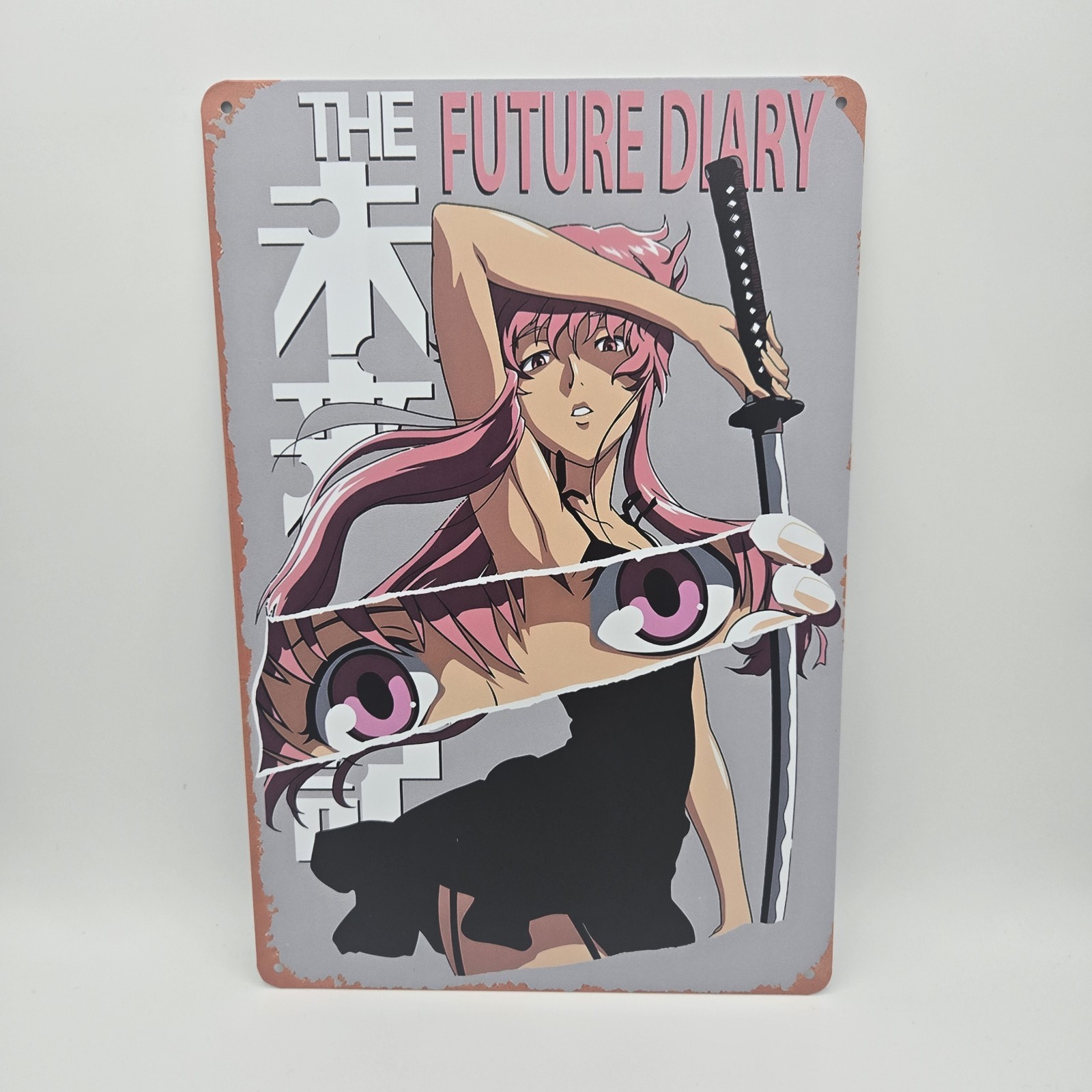 Pinup Anime Girl Metal Tin Sign Wall Posters 8×12
