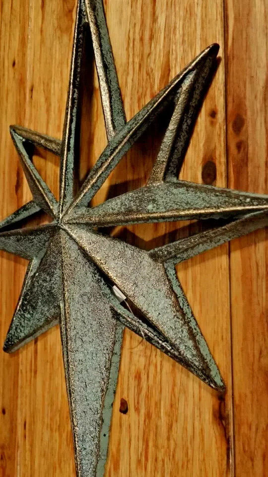 Changes In Latitudes Vintage Patina Wall Rose Compass Nautical 14″ North So Ea W