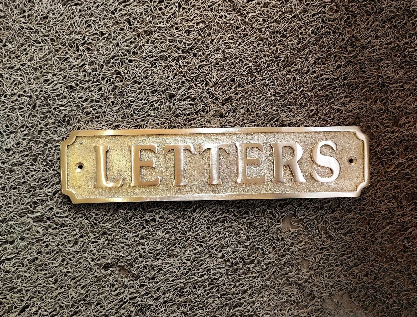 Personalized Office Door Nameplate Custom Brass Signboard Business Board Plaque