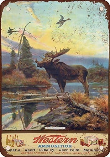 Western Ammo Advertising Tin Sign All Metal sizes up to 12x 18″