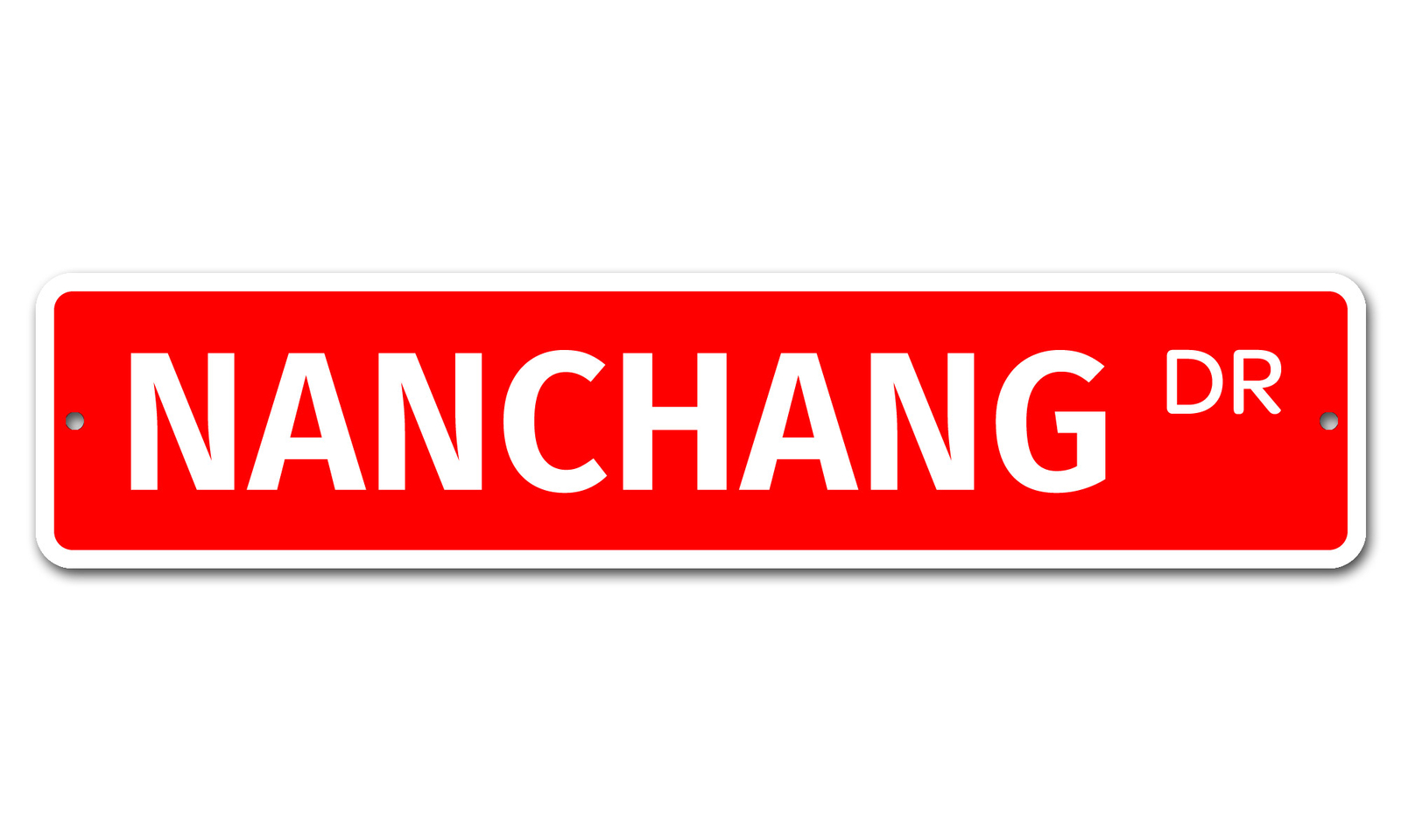 6835 SS Nanchang 4″ x 18″ Novelty Street Sign Aluminum
