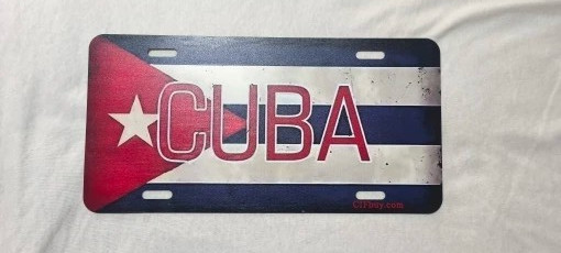 Mexico Decorative License Metal Plate Vintage Flag Sign Travel Wall Tin Plaque